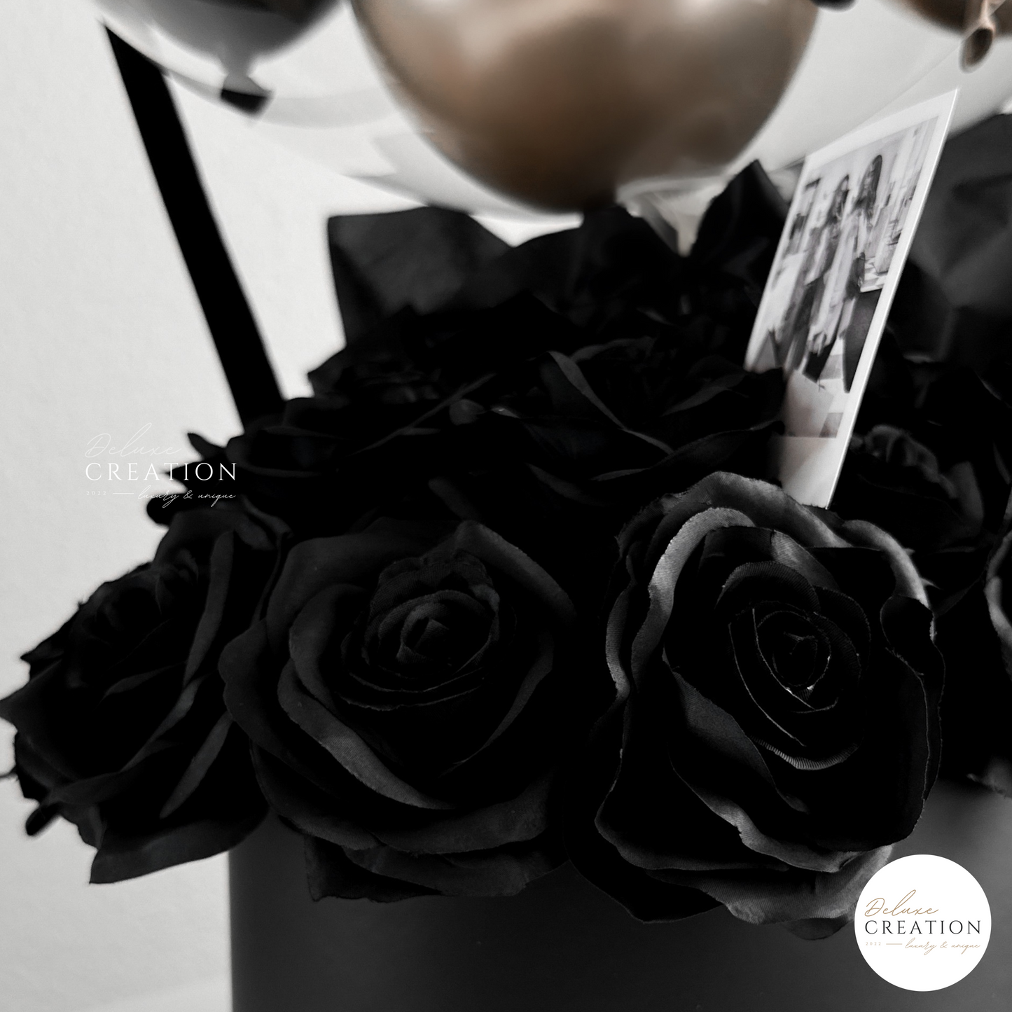 Blacky Rosebox - Balloongift