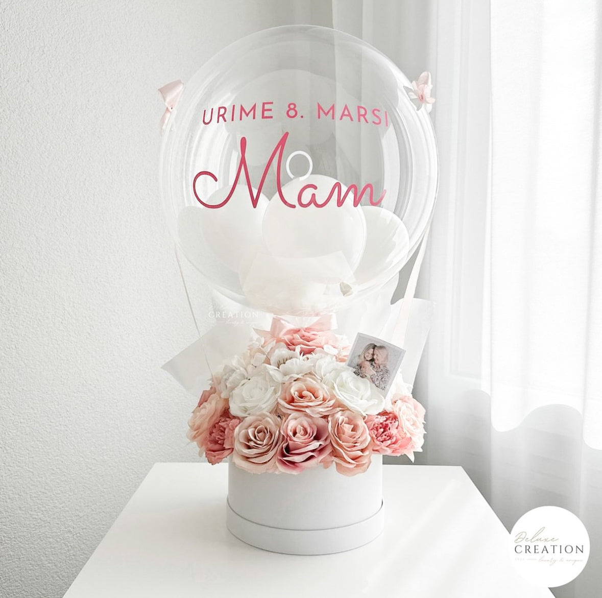 Luxury Flowerbox white - Balloongift