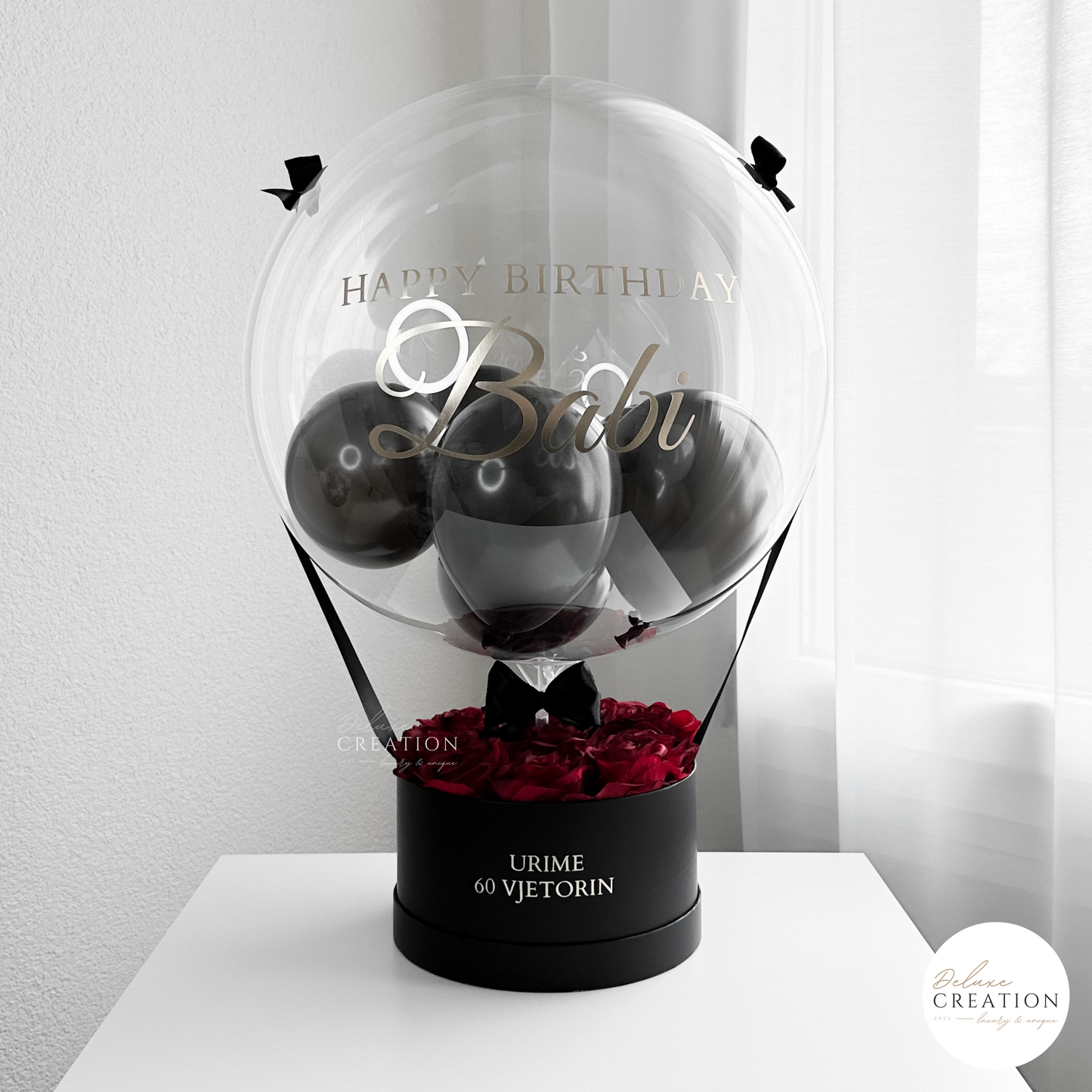 Rosebox red - Balloongift