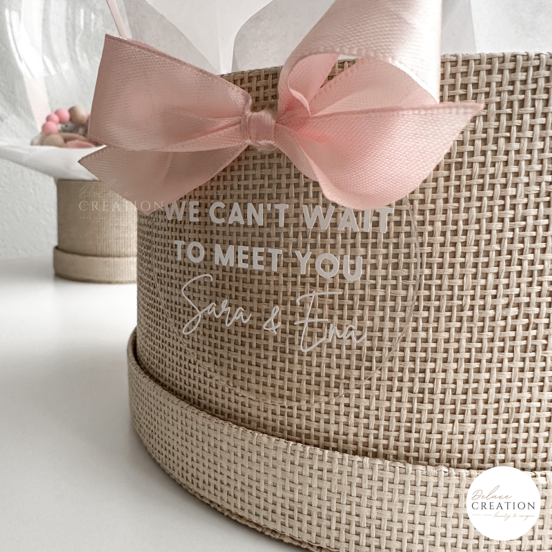 Welcome to the World beige & rosa - Balloongift