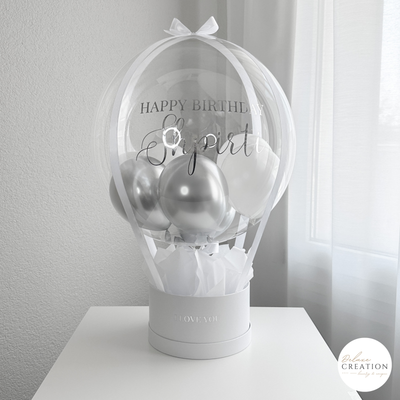 White & Silver - Balloongift