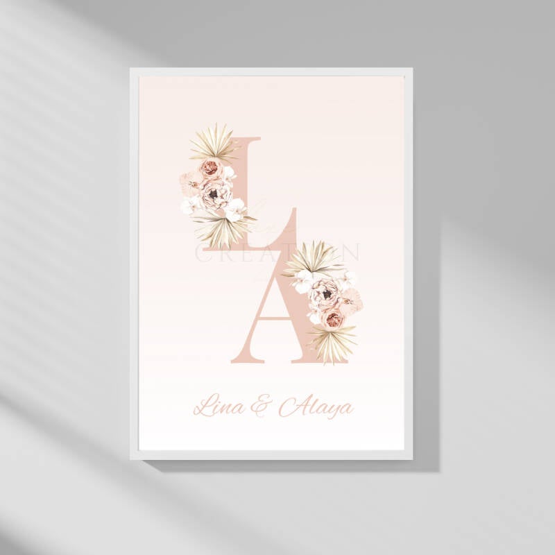 Sibling Letters - Self Print Poster