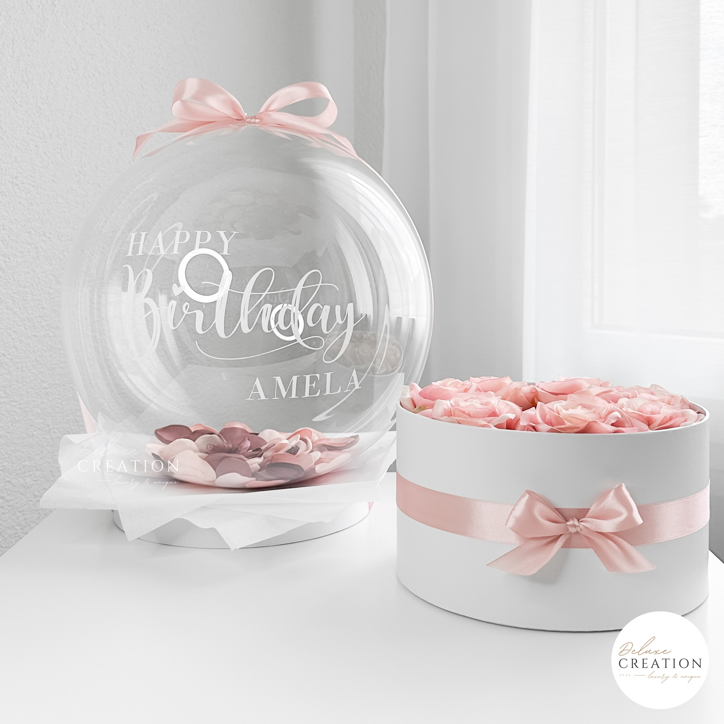 Rose Blossoms - Balloongift to open