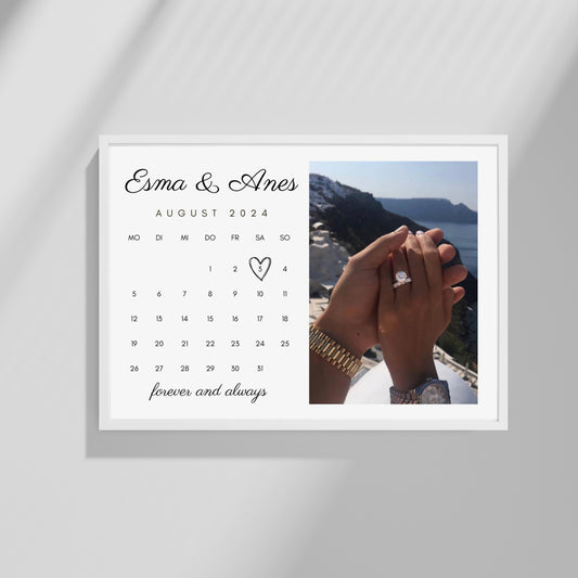 Wedding Calendar - Self Print Poster