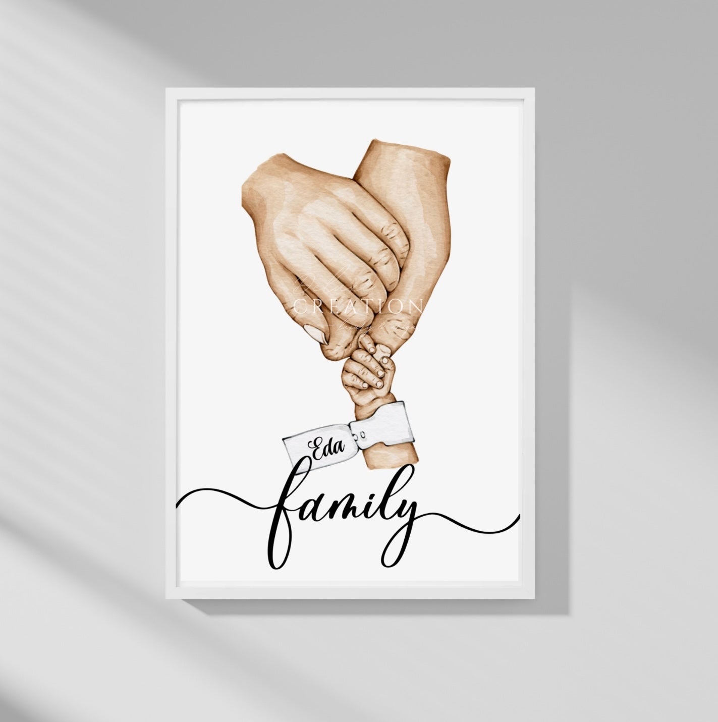 Holding Family Hands - Poster