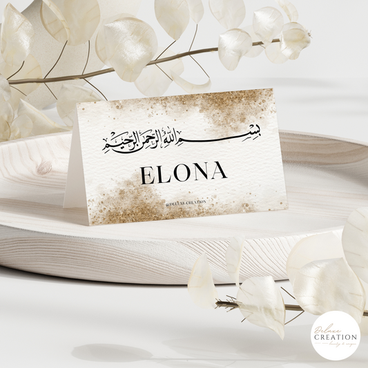 Iftar - Name Card