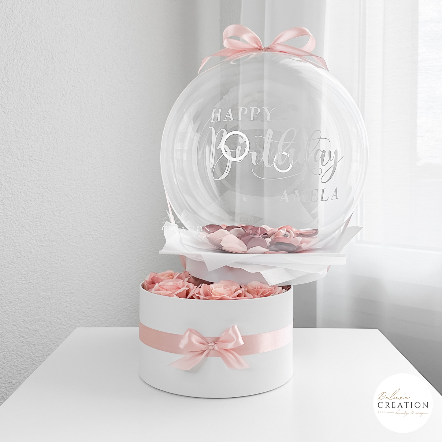 Rose Blossoms - Balloongift to open