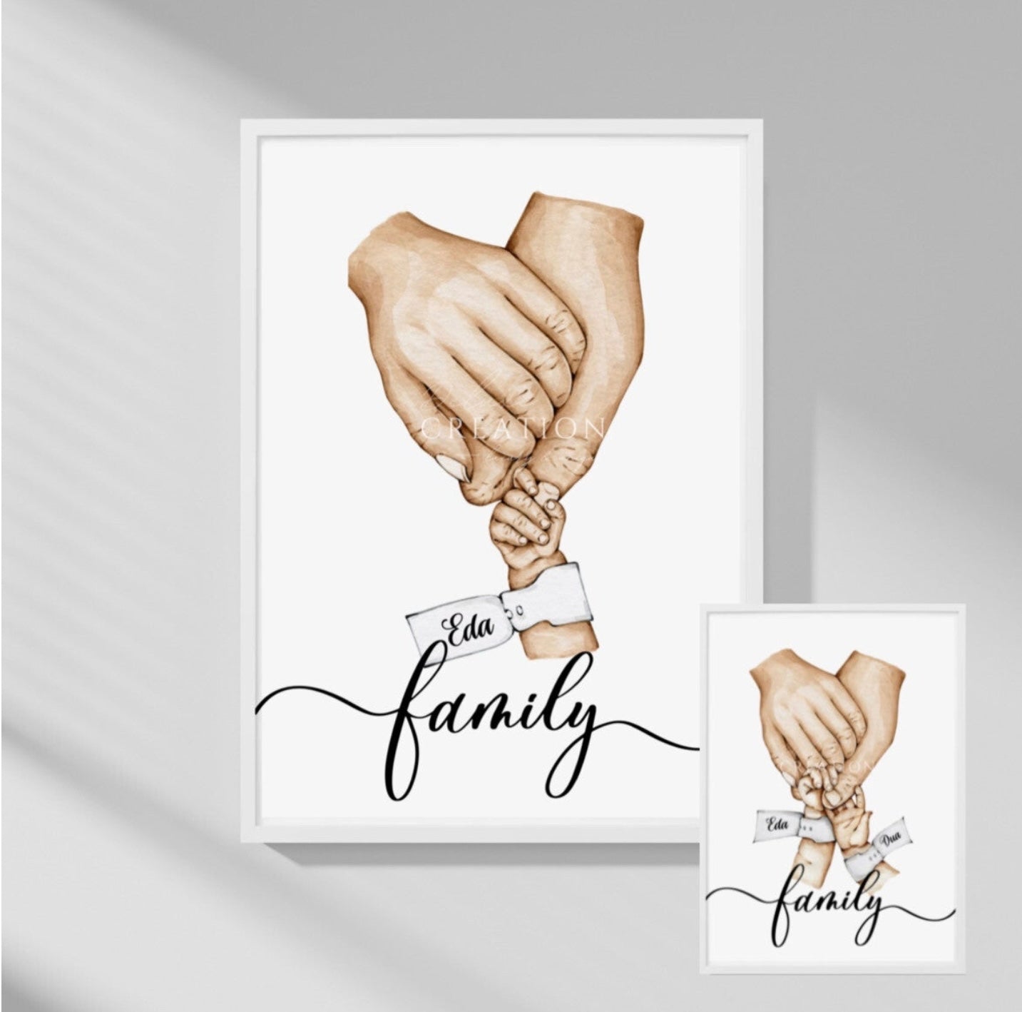 Holding Family Hands - Poster