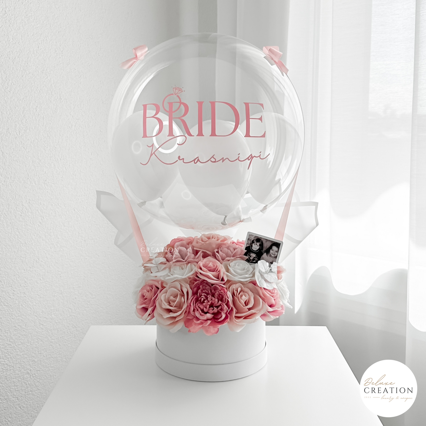 Luxury Bridal Flowerbox   - Balloongift