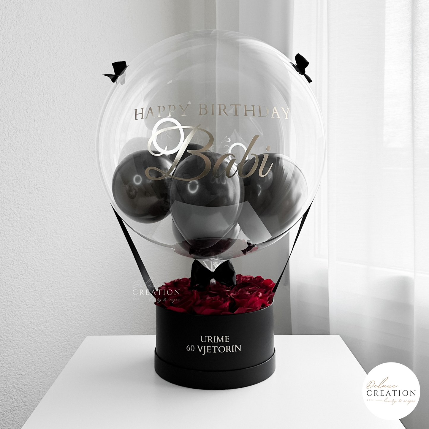 Rosebox red  - Balloongift