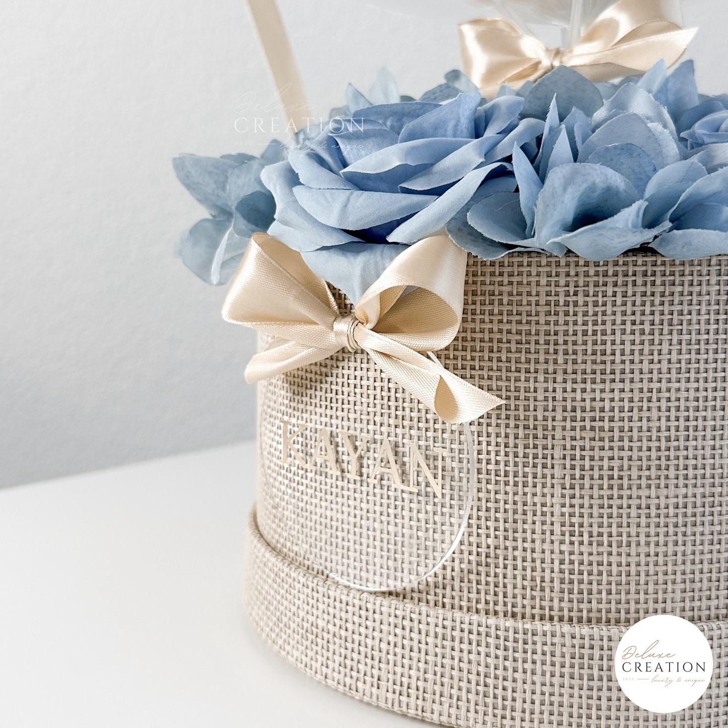 Flowerbox dusky blue - Balloongift