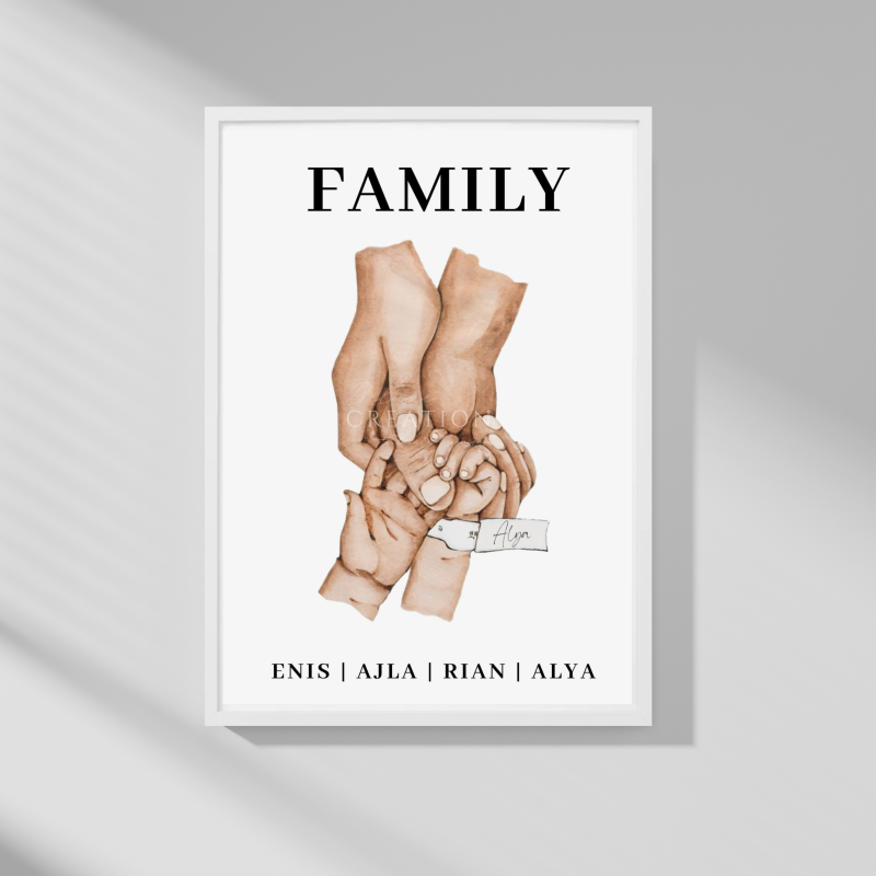 4 Family - Self Print Poster