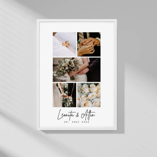 Wedding Collage - Self Print Poster