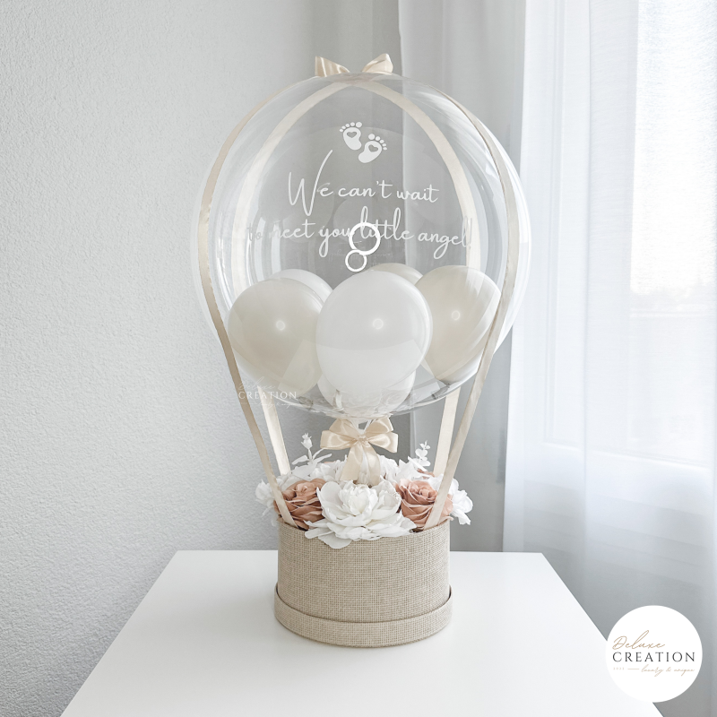 Flowerbox beige  - Balloongift