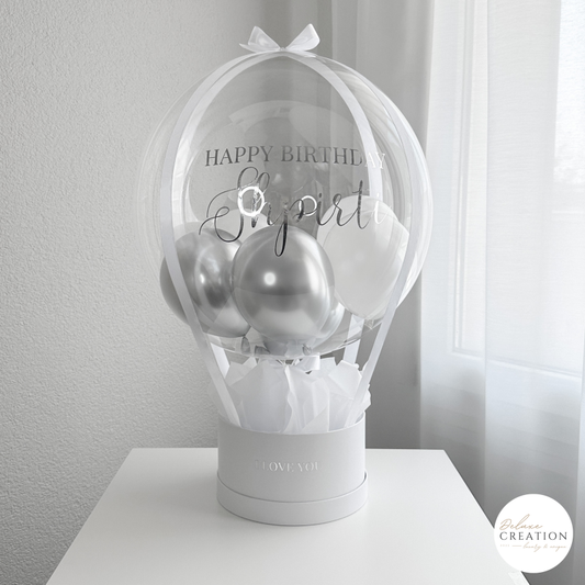 White & Silver  - Balloongift