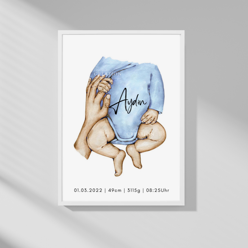 Babybody blue - Self Print Poster