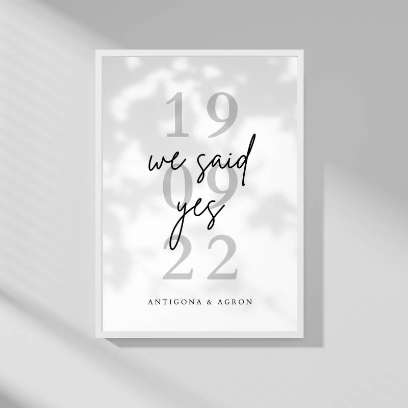 Love Date  - Self Print Poster